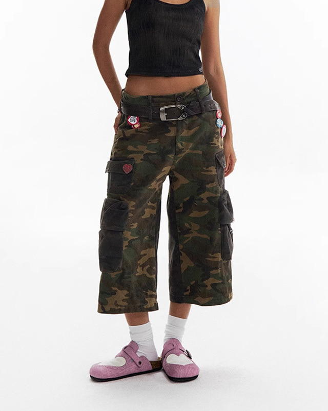 CONP Camouflage Cropped Pants (카무)