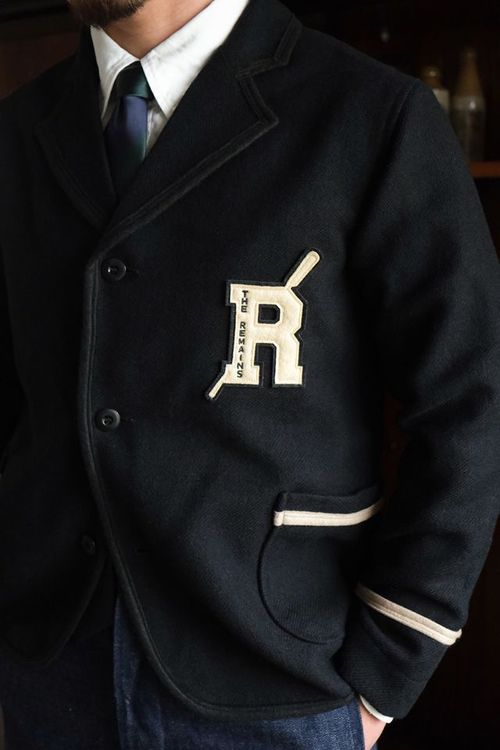 REMAINSCLOTHING Rowing 블레이저 (블랙)