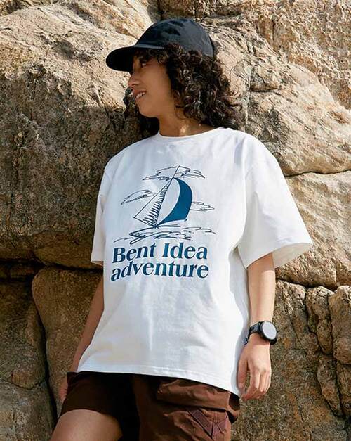 BENTIDEA ADVENTURE 그래픽 로고 티셔츠 (2 컬러)