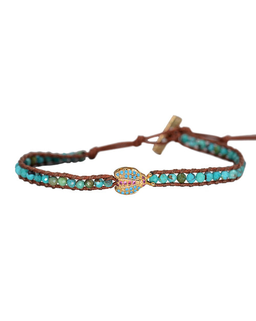 LOTUSMANN turquoise fine bracelet (4 버전)