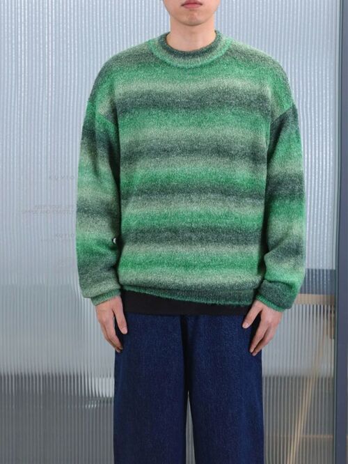 KUYIOU 그라데이션 니트 스웨터 (2 컬러)