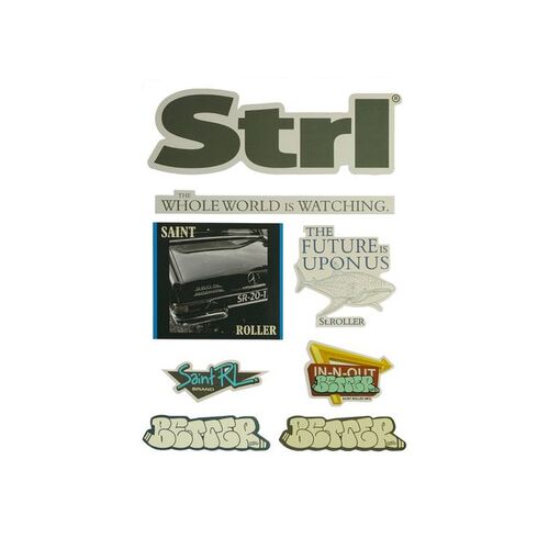 STRL 로고 그래픽 스티커 (세트)